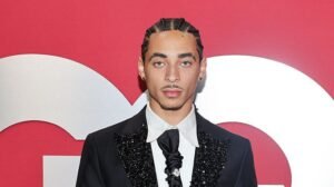 Julez J Smith Jr. arrives at 2025 GQ Men Of The Year at Chateau Marmont on November 13, 2025 in Los Angeles, California.